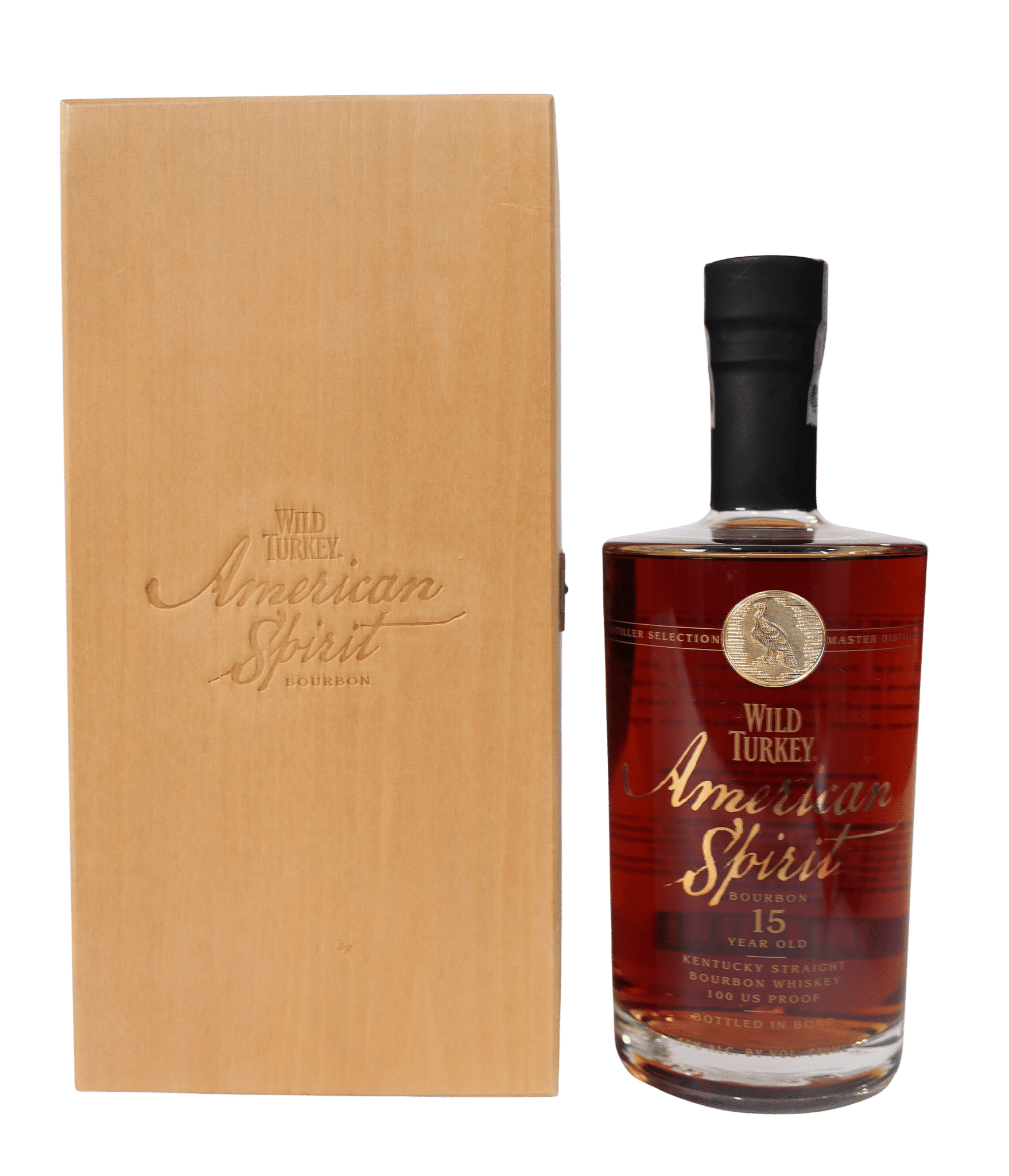 Wild Turkey 15年 トリビュートシリアルナンバー付きアメリカ限定版 Wild Turkey 15yr American Spirit Bourbon Whiskey Limited Edition